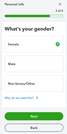 Intuit WhatsYourGender