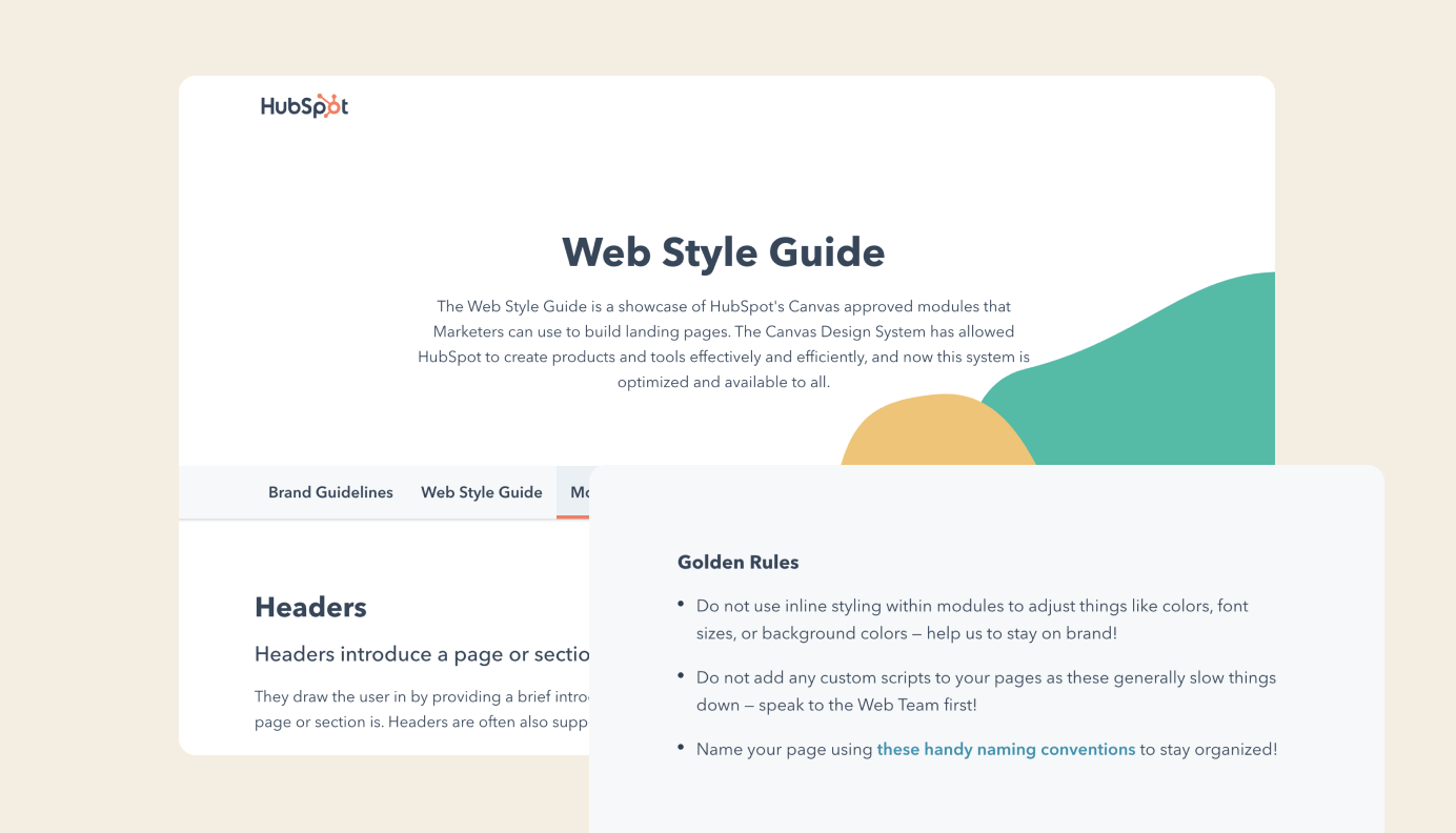Hubspot's style guide