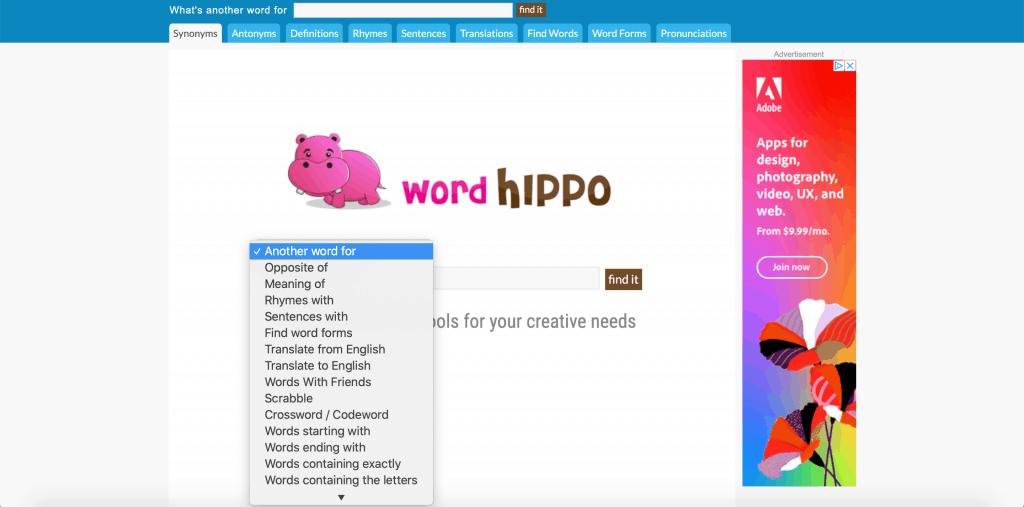 WordHippo: Best Writer Tools 2020