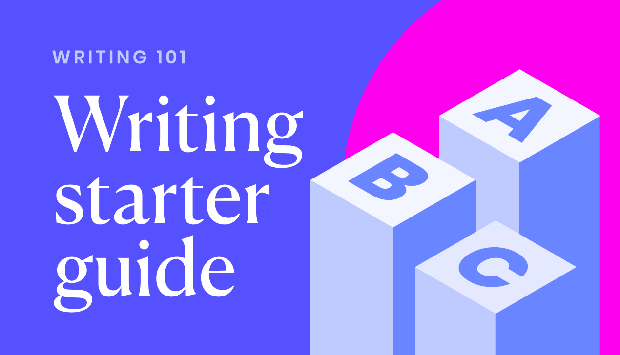 Writing starter guide