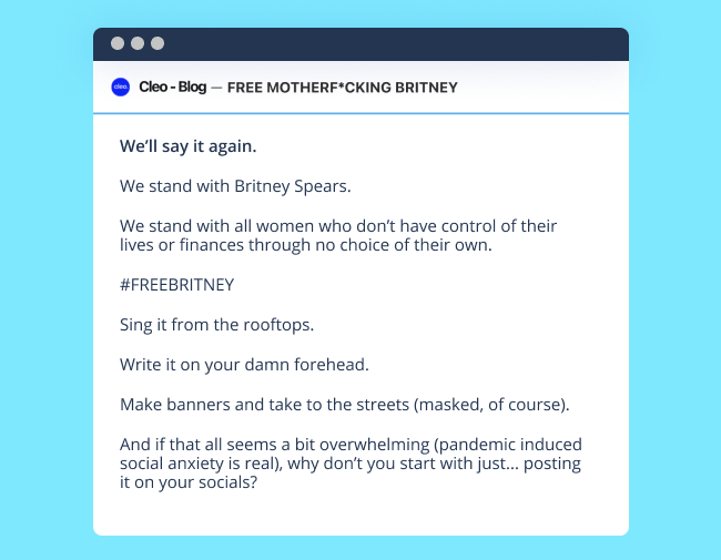 Free Britney Celo