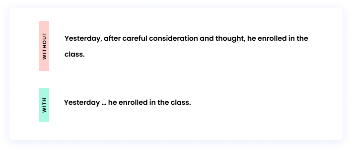 How to use ellipses in your writing - Writer