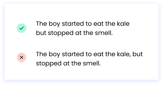 Correct: The ball that broke the window was pink. Incorrect: The turtle, that has a dent on its shell was rescued.