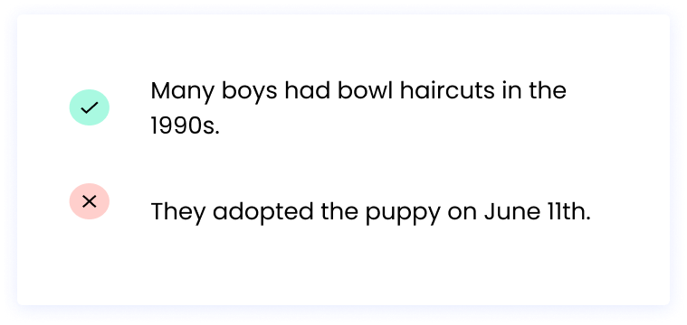 Correct: Many boys had bowl haircuts in the 1990s.  Incorrect: Many boys had bowl haircuts in the 1990’s. 
