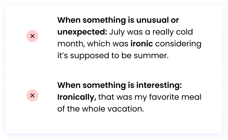How To Indicate Irony In Writing