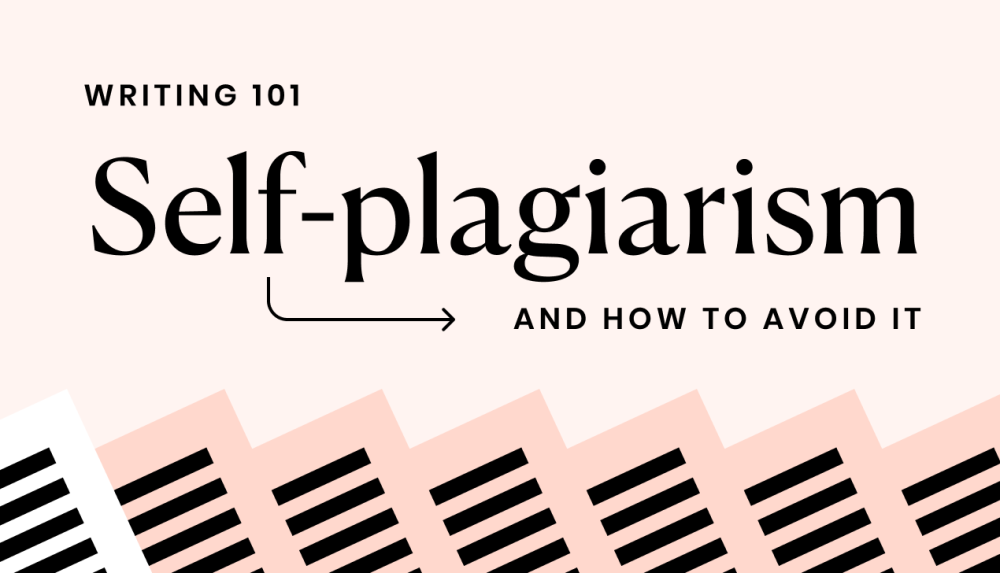 self plagiarism thesis