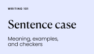 Sentence Case Meaning Examples And Checkers Writer