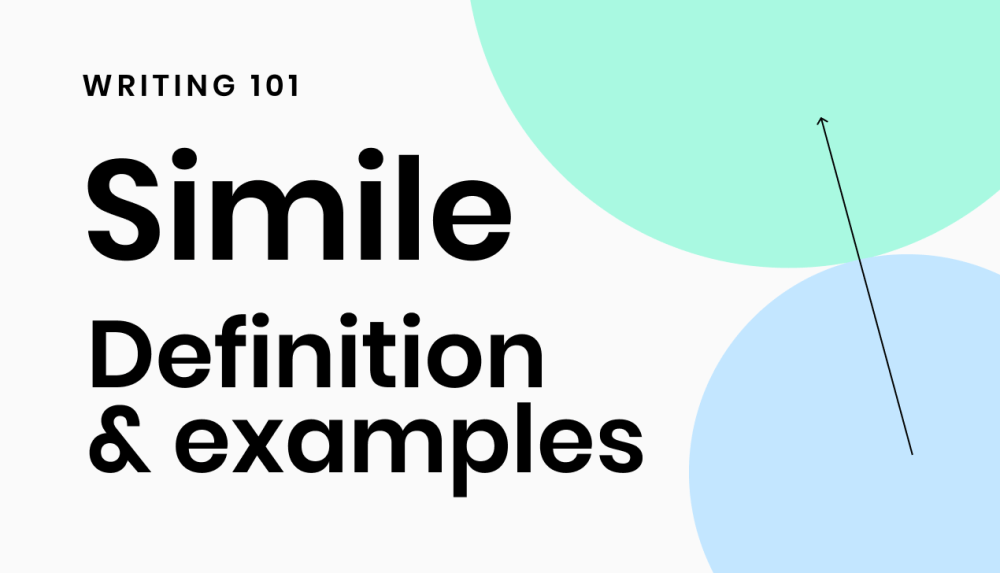 simile examples figures of speech