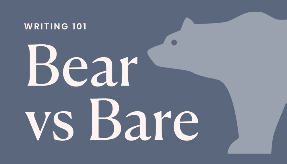 Bare vs. Bear - Difference, Meaning & Examples