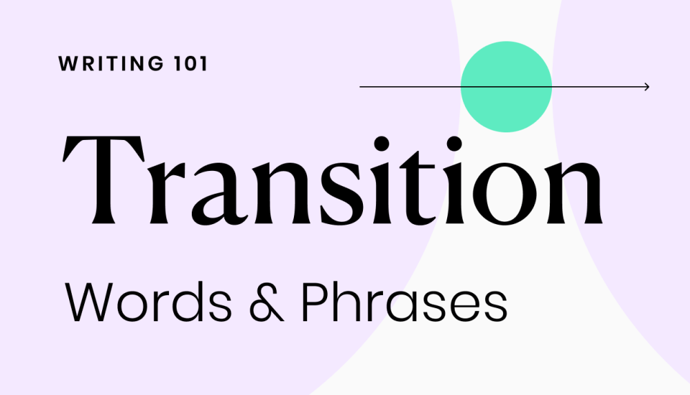 transitions phrases for essays