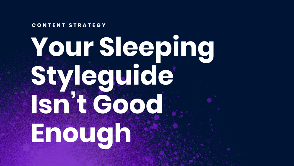Your sleeping style guide isn't good enough - Writer