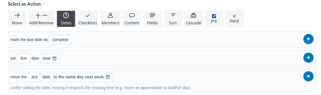 Screenshot of Trello