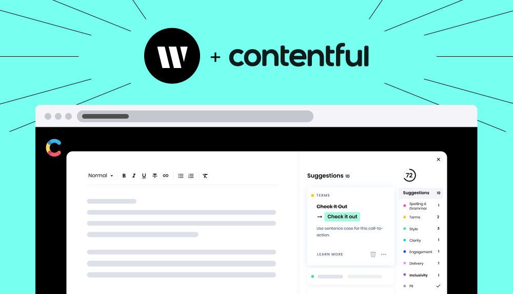 Writer & Contentful