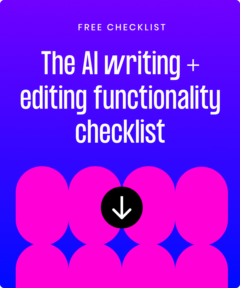 8 criteria for evaluating AI writing + editing software Writer