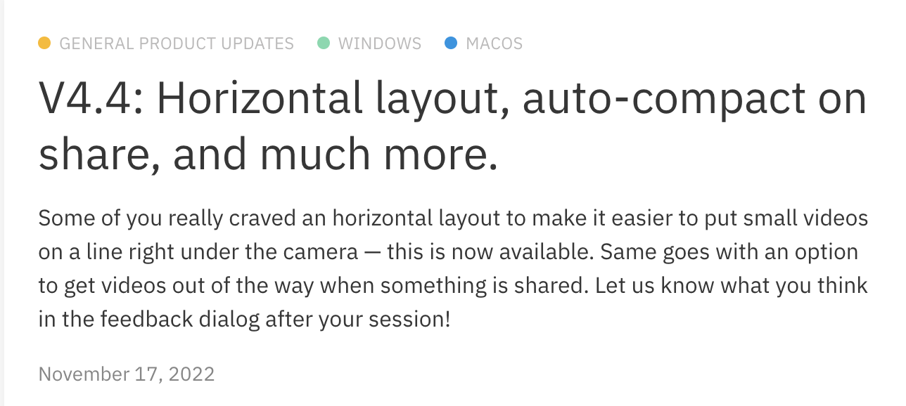 Release notes template, powered by AI Writer