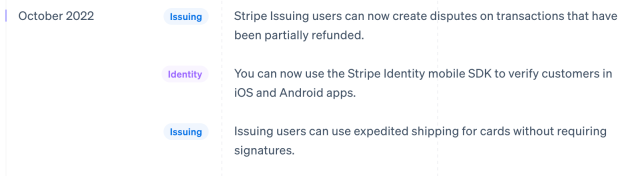 Strip release notes