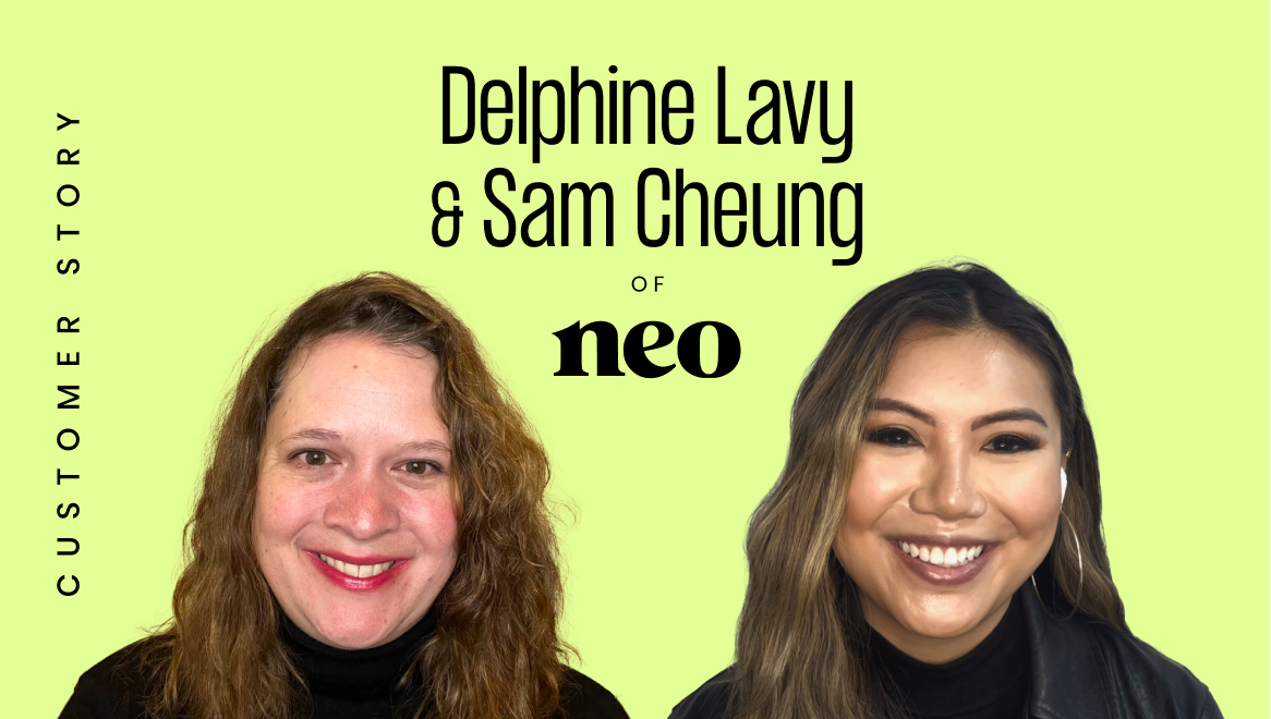Delphine Lavy and Sam Cheung of Neo