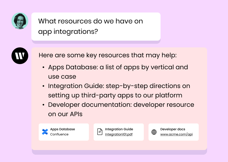 What resources do we have on app integrations? Here are some key resources that may help:
- Apps Database: a list of apps by vertical and use case
- Integration Guide: step-by-step directions on setting up third-party apps to our platform
- Developer documentation: developer resource on our APIs