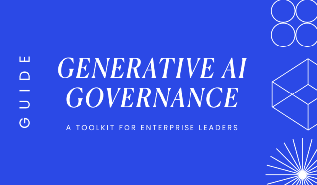 Generative AI governance