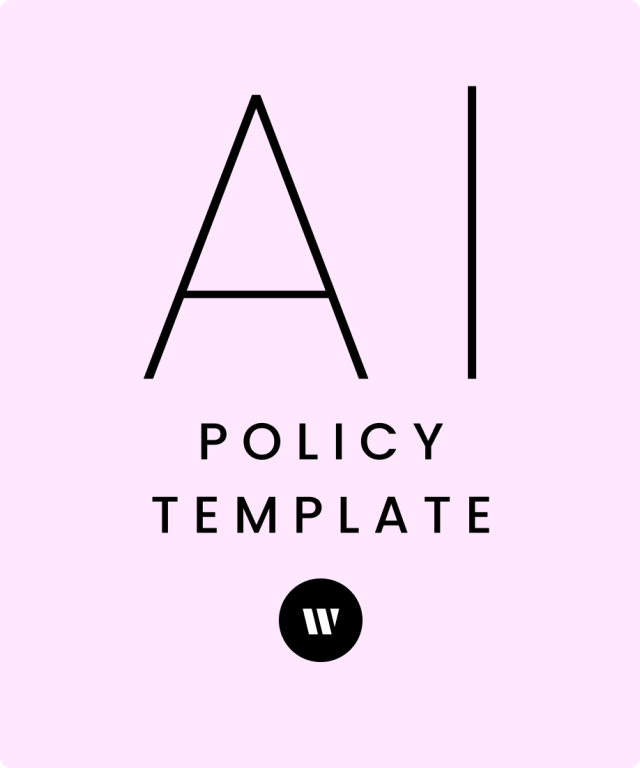 AI policy template
