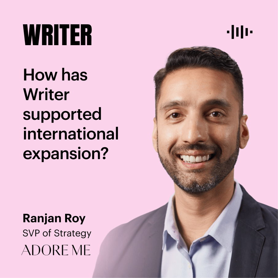 How has Writer supported international expansion?