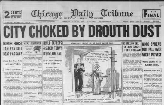 Chicago Tribune Issue in 1936