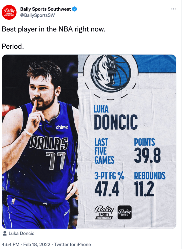Luka Doncic best player in NBA right now