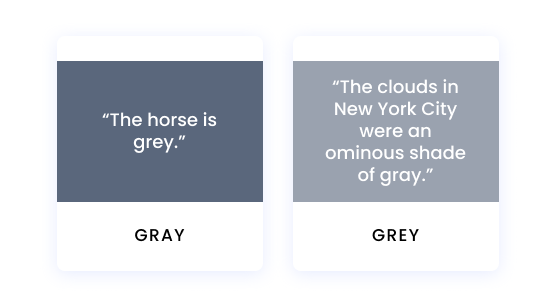 gray noun