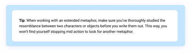 tip using metaphors