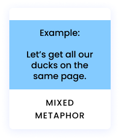 mixed metaphor example