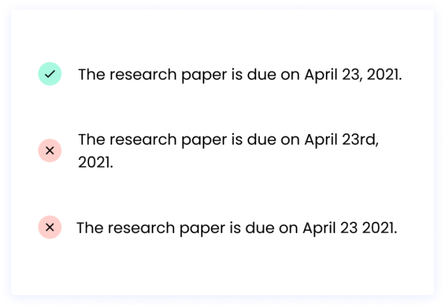 correct way to write date in an essay how to write months and days 2