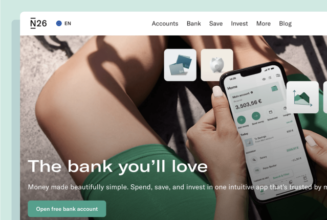 N26 website