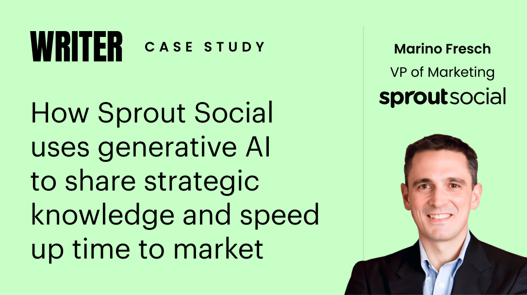 How Sprout Social uses generative AI to share strategic knowledge and speed up time to market