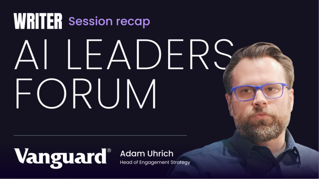 AI Leaders Forum session recap with Vanguard
