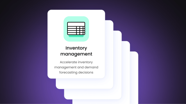 Your inventory analysis takes three weeks. It should take three hours.