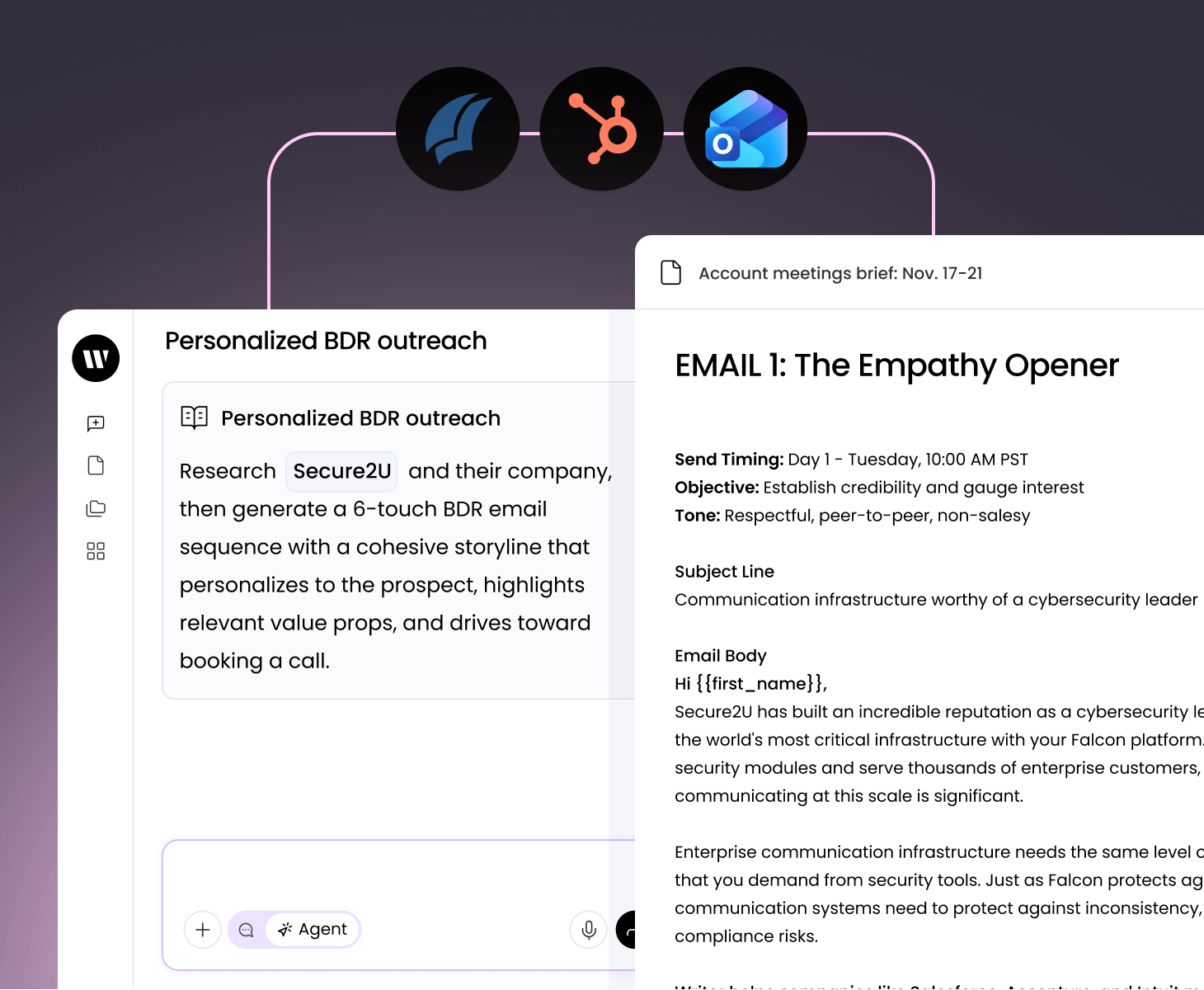 Personalized BDR outreach