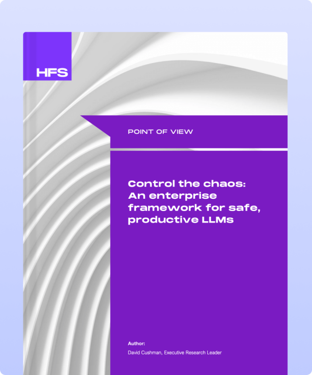 Control the chaos:
An enterprise framework for safe, productive LLMs